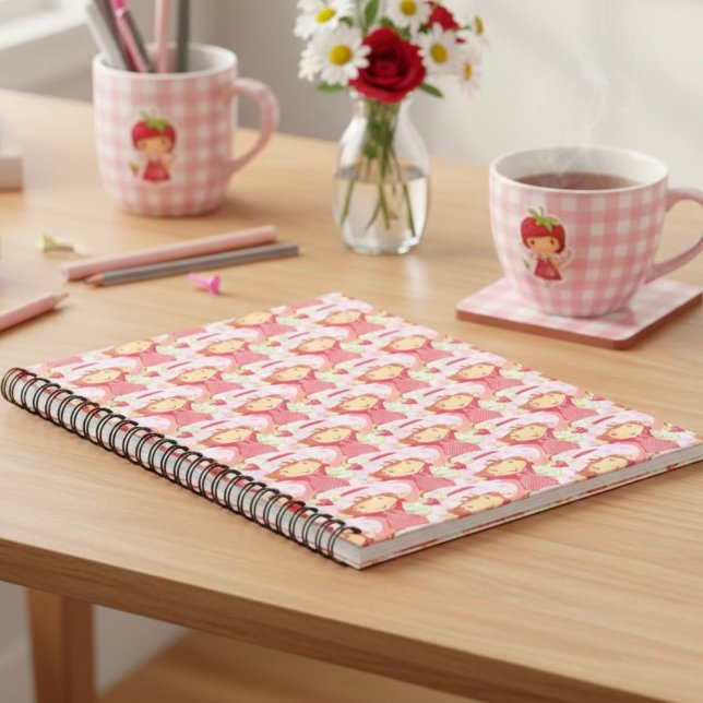 Caderno Espiral Morango (Criador carregado)