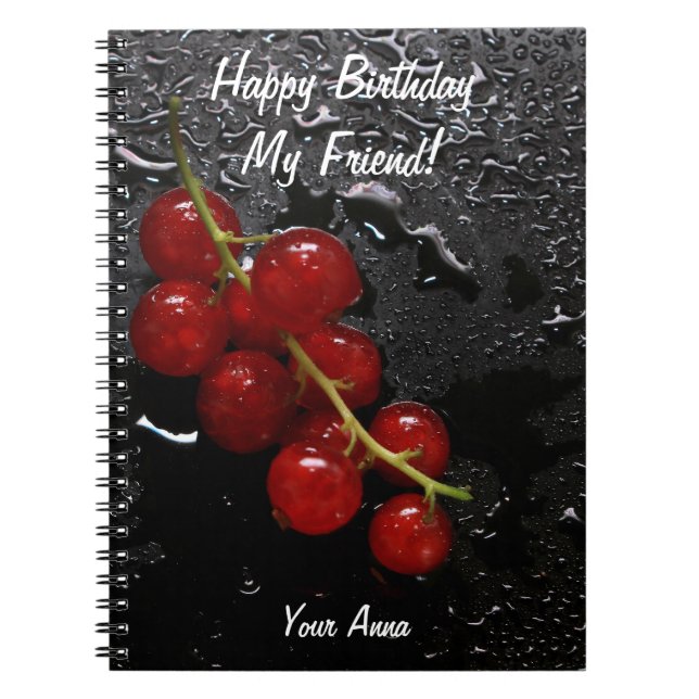 Caderno Espiral Morango (Frente)