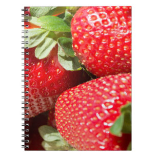 Caderno Espiral Morangos