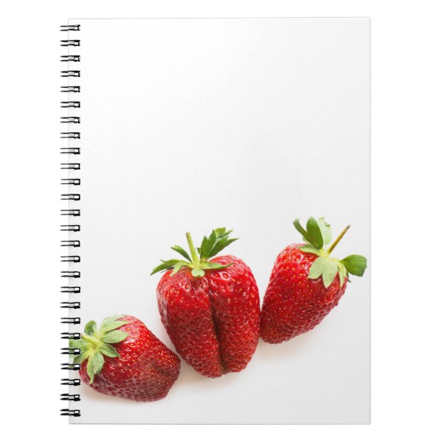 Caderno Espiral Morangos (Frente)