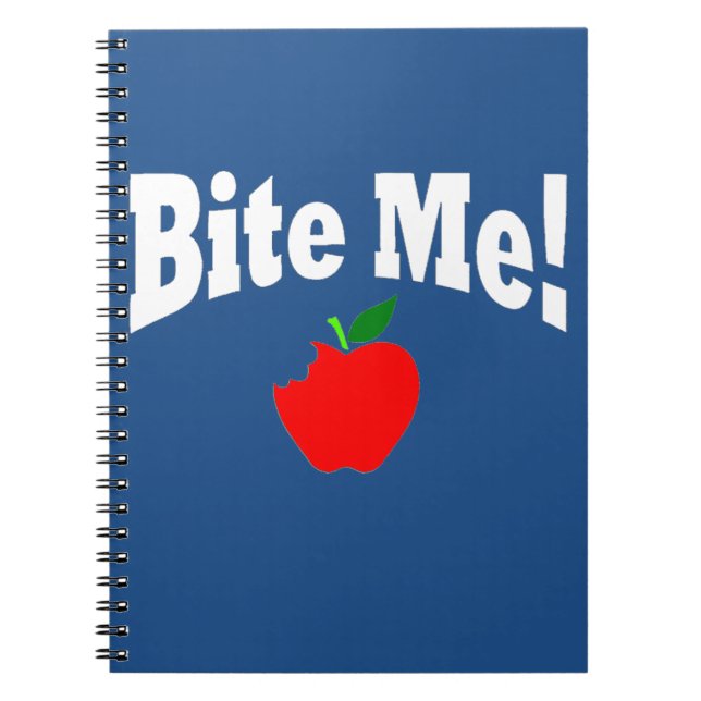 Caderno Espiral Morde-me! (Frente)
