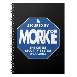 Caderno Espiral Morkie-Segurança-Azul