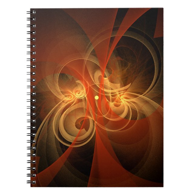 Caderno Espiral Morning Magic Abstract Art Notebook (Frente)