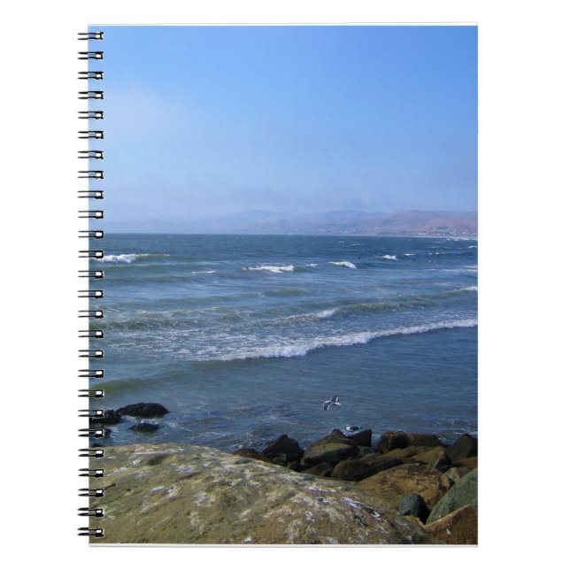Caderno Espiral Morro Bay, Califórnia (Frente)