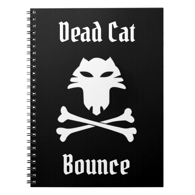 Caderno Espiral Morto Cat Bonde (Frente)