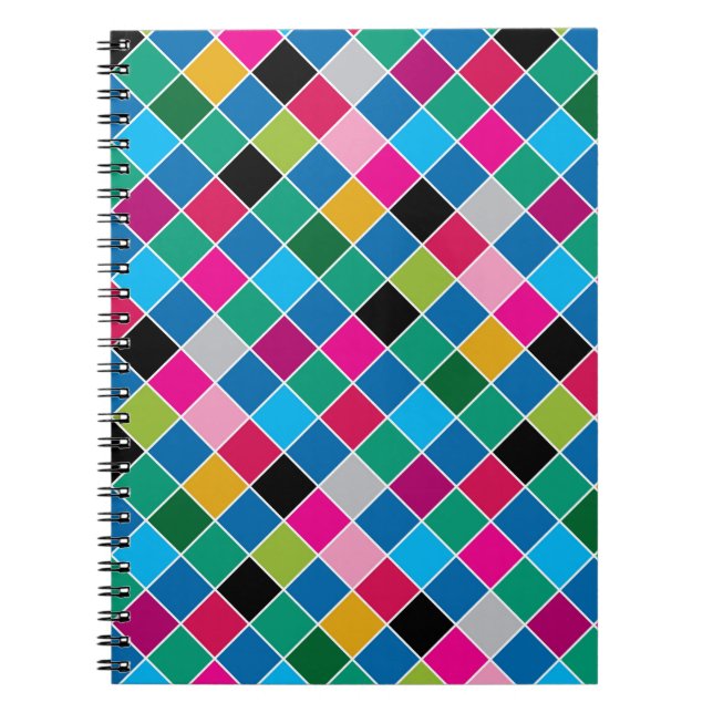 Caderno Espiral Mosaico em vidro 9 (Frente)