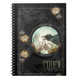 Caderno Espiral Moscas de Tempo