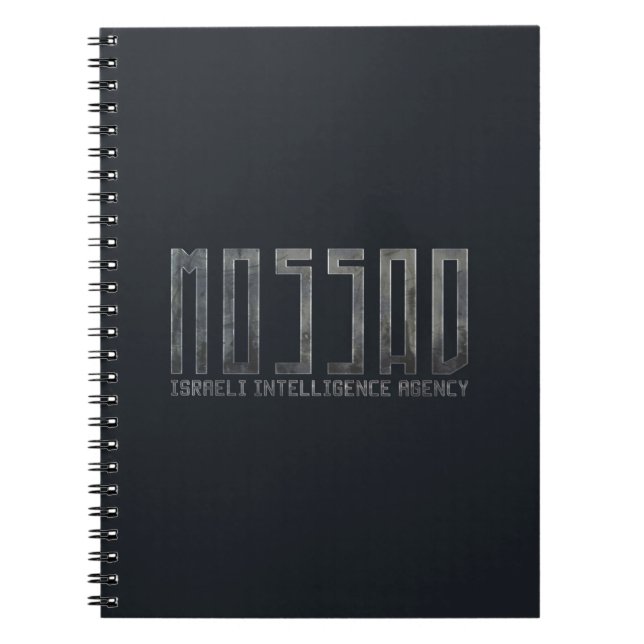 Caderno Espiral Mossad - Agência Israelita de Inteligência (Frente)