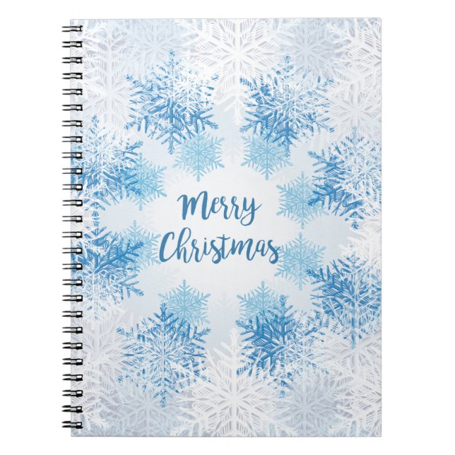 Caderno Espiral MOSTRAR PADRÕES DE PADRÃO Feliz Natal (Frente)