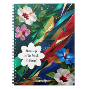Caderno Espiral Mostre-se orgulhoso do trabalho - Motiva personali