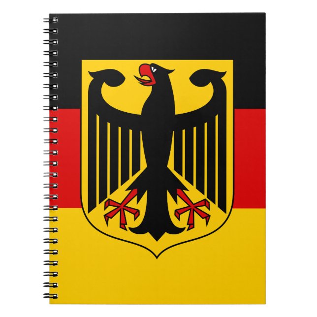 Caderno Espiral Mostre suas cores - Alemanha (Frente)