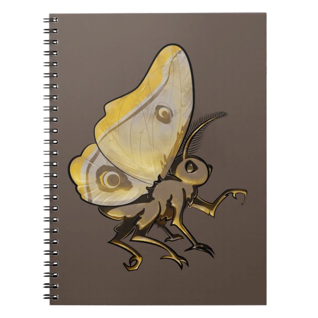Caderno Espiral Moth (Frente)