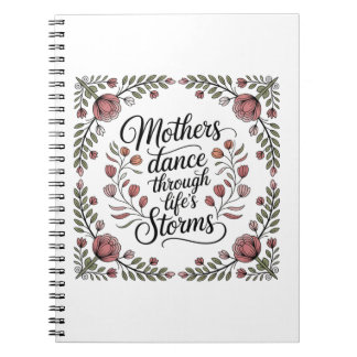 Caderno Espiral Mothers Dance Through Life's Storms