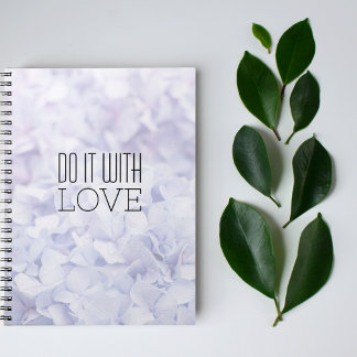 Caderno Espiral Motivação elegante Faça isso com amor