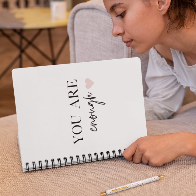 Caderno Espiral Motivação Positiva Você Já É Suficiente (Criador carregado)