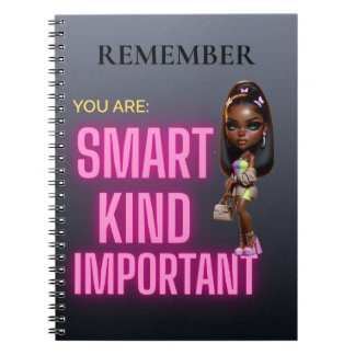 Caderno Espiral Motivacional para Garotas Chefes –