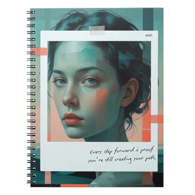 Caderno Espiral Motivational Every Step is Proof Notebook (Frente)