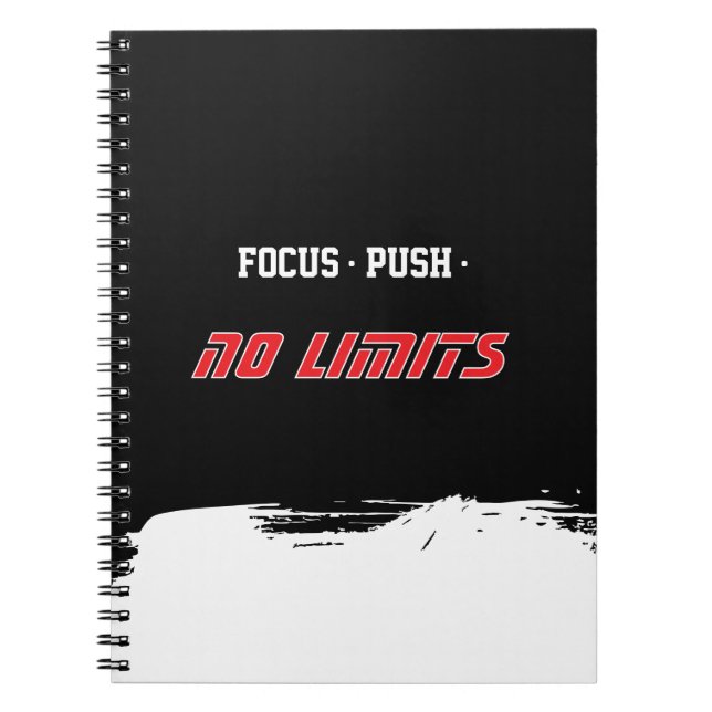 Caderno Espiral Motivational Fitness (Frente)