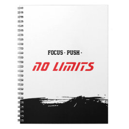 Caderno Espiral Motivational Fitness White