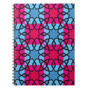 Caderno Espiral Motivos geométricos islâmicos, que são muito simpá