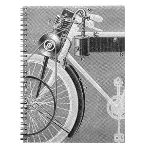 Caderno Espiral Motocicleta de Werner, 1898