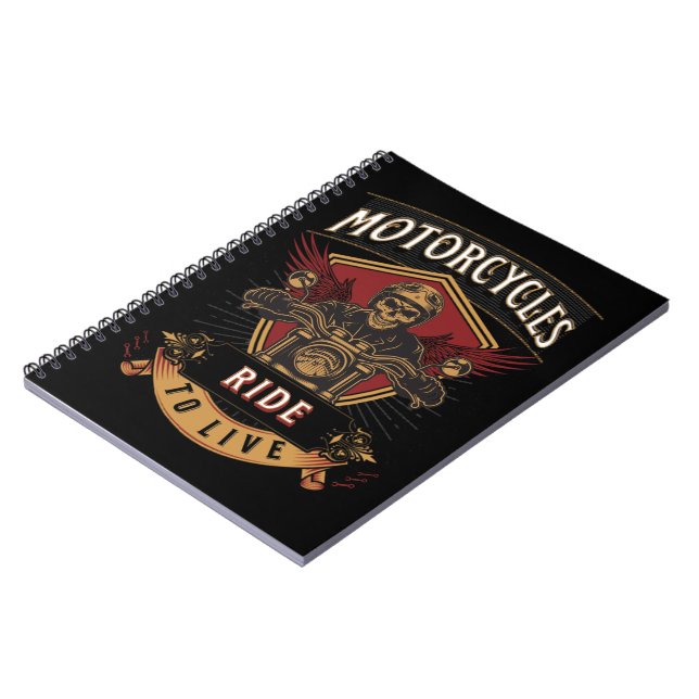 Caderno Espiral Motociclos De Carro, Viagem Ao Vivo (Left Side)