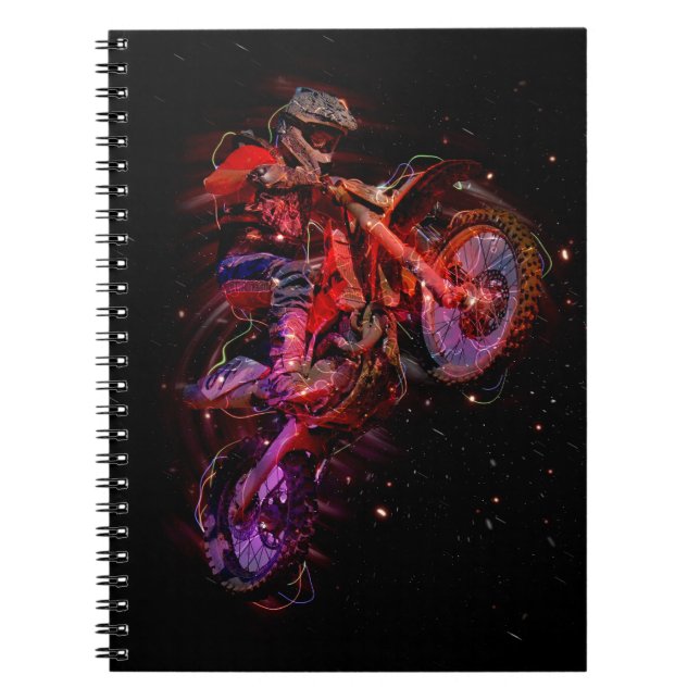 Caderno Espiral Motocross Extremo (Frente)