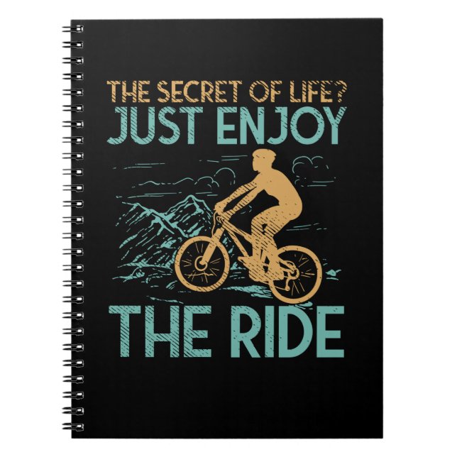 Caderno Espiral Mountain Bike Biker (Frente)