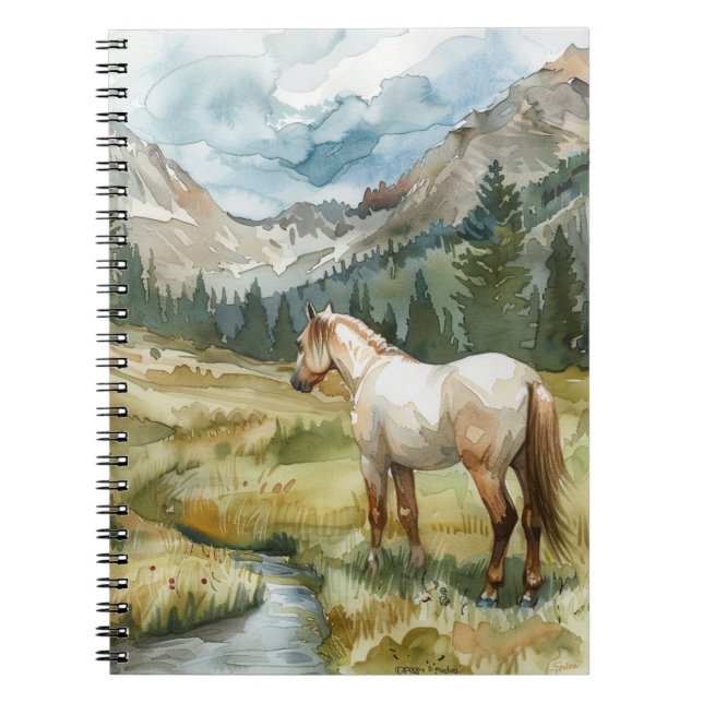 Caderno Espiral Mountain Horse (Frente)