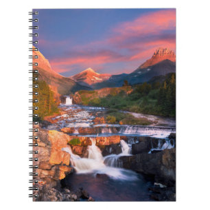 Caderno Espiral Mountains Glacier National Park, Montana