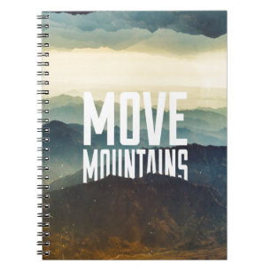 Caderno Espiral Mover Montanhas
