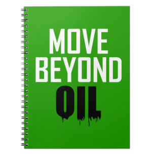 Caderno Espiral Mover para além do petróleo