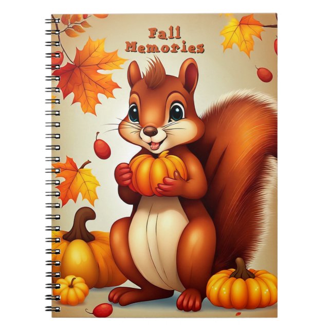 Caderno Espiral Mr. Squirrel Notebook (Frente)