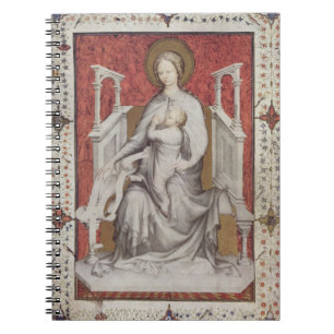 Caderno Espiral MS 11060-11061 o Virgin que suckling o Jesu