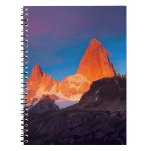 Caderno Espiral Mt Fitz Roy no nascer do sol
