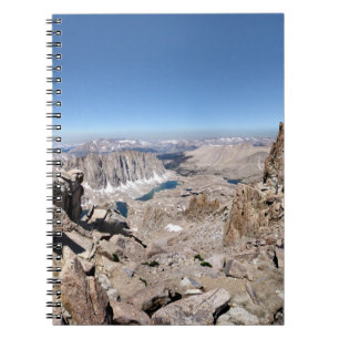Caderno Espiral Mt Whitney Trail Crest Panorama - Serra