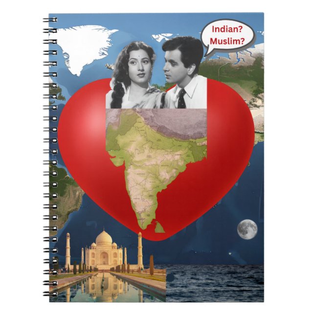 Caderno Espiral Muçulmano indiano (Frente)