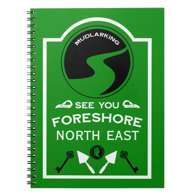 Caderno Espiral Mudlarking Hobby Gift (Frente)