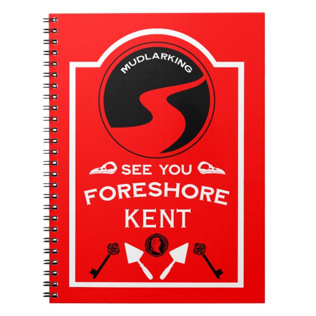 Caderno Espiral Mudlarking Hobby Gift (Frente)