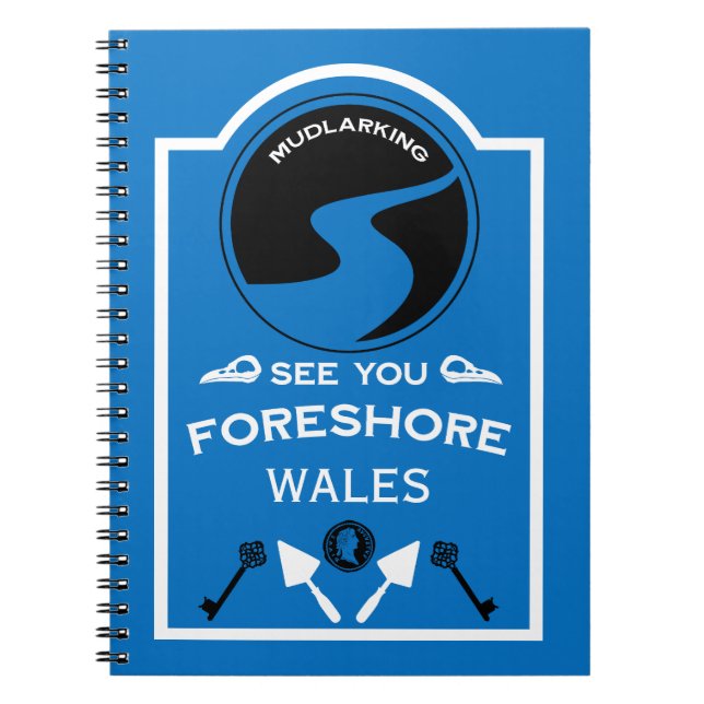 Caderno Espiral Mudlarking Hobby Gift (Frente)