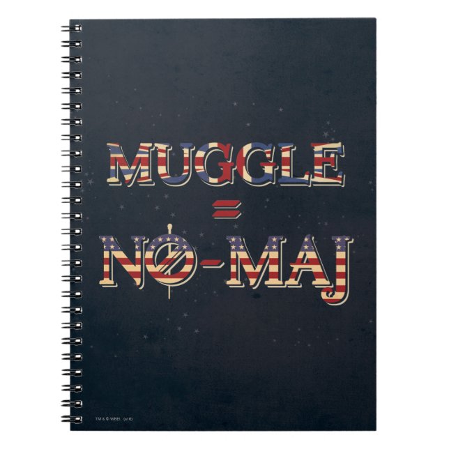 CADERNO ESPIRAL MUGLE™ = NO-MAJ™ (Frente)