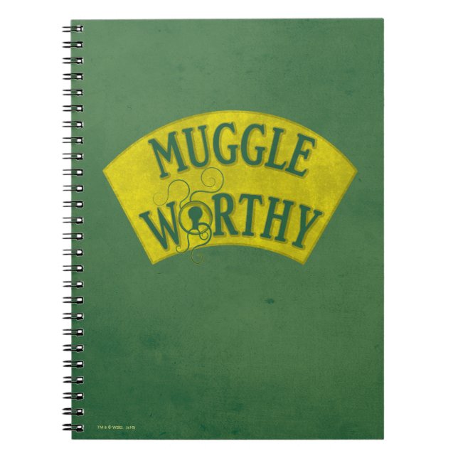 CADERNO ESPIRAL MUGLE WORTHY™ (Frente)