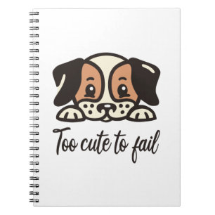 Caderno Espiral Muito fofo para falhar