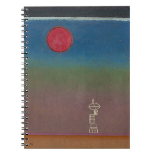 Caderno Espiral Muito longe, famosa ofensa por Wassily Kandinsky