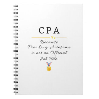 Caderno Espiral Muito Obrigado CPA Incrível