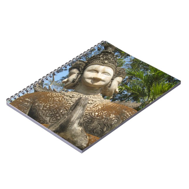 Caderno Espiral Muitos Face Wai ... Nong Khai, Isaan, Tailândia (Left Side)