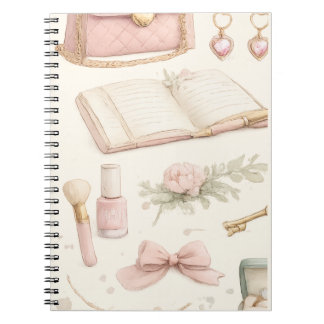 Caderno Espiral mujer femenina