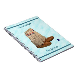 Caderno Espiral Mukluks na neve