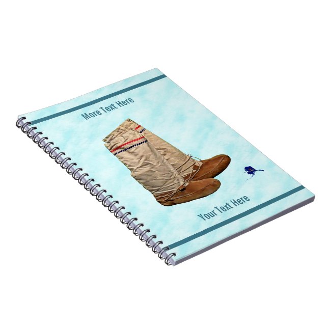 Caderno Espiral Mukluks na neve (Lado Direito)