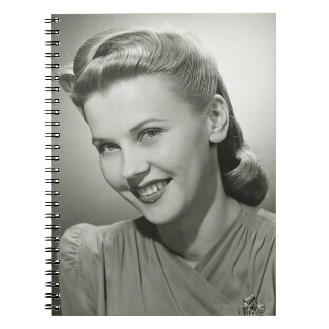 Caderno Espiral Mulher 2 de sorriso (Frente)